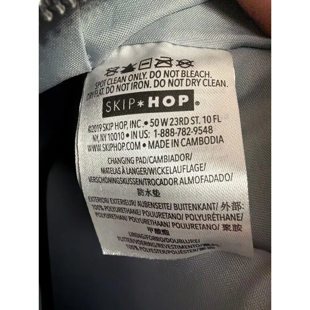 SkipHop Skip Hop Flat Iron Vegan Leather Diaper Backpack Bag in Raisin NEW